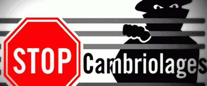 VIGILANCE CAMBRIOLAGES