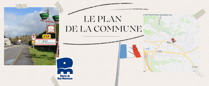 Le plan de la commune