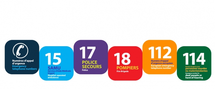 Les num&eacute;ros d'urgence