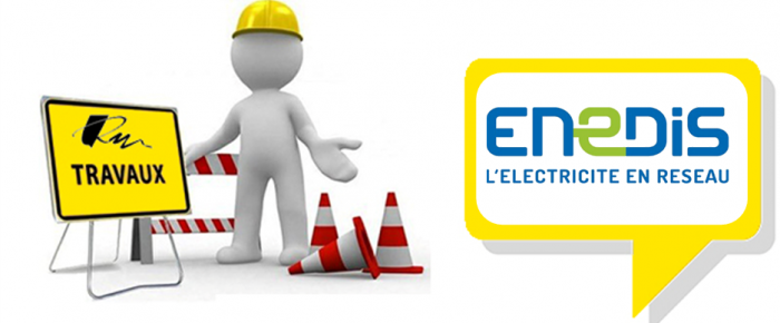 Coupure d'&eacute;lectricit&eacute; pour travaux 